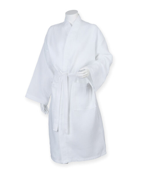 Peignoir en tissu grauffré